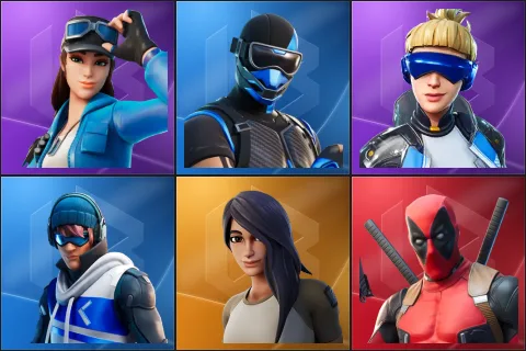 Cloud Striker, Fixer, Neo Versa, Point Patroller, Gear Specialist Maya, Deadpool