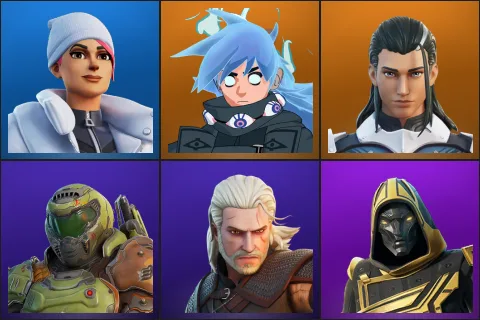 Blizzard Bomber, Nezumi, The Ageless, Doom Slayer, Geralt of Rivia, Blitz Knight