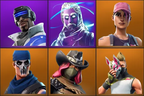 Blue Striker, Galaxy, Rose Team Leader, Warpaint, Calamity, Drift