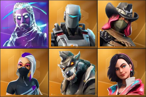 Galaxy, A.I.M., Calamity, Catalyst, Dire, Rox