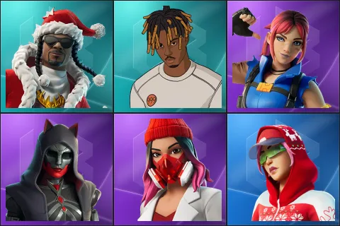 Santa Dogg, Slayer Juice WRLD, Explorer Emilie, Felina, Yulejacket, Arctic Adeline