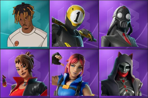Slayer Juice WRLD, 1-Ball, Chaos Director, Dynamo TNTina, Explorer Emilie, Felina