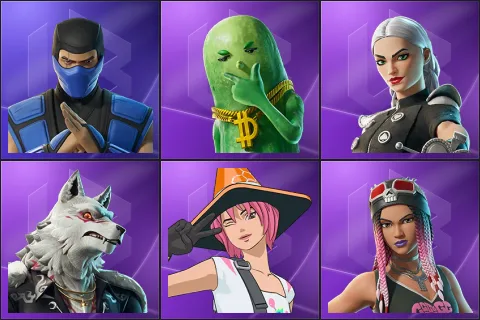 Sub-Zero (MK3), Big Dill, Cassidy Quinn, Fletcher Kane, Joss, Keisha Cross