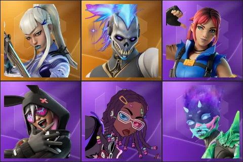Mizuki, Renzo the Destroyer, Explorer Emilie, Highwire, Imani, Mystica