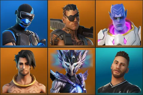 Fixer, Joey, Kymera, Raz, Spire Assassin, Neymar Jr