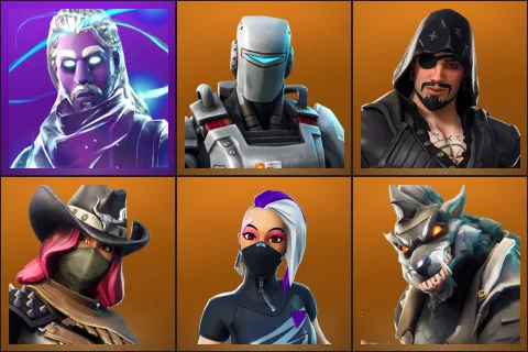 Galaxy, A.I.M., Blackheart, Calamity, Catalyst, Dire