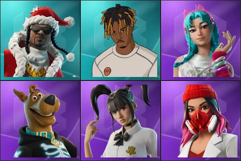 Santa Dogg, Slayer Juice WRLD, Katalina, Scooby-Doo, Yuki Yubari, Yulejacket