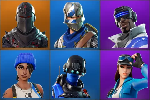 Black Knight, Blue Squire, Blue Striker, Blue Team Leader, Carbon Commando, Cloud Striker