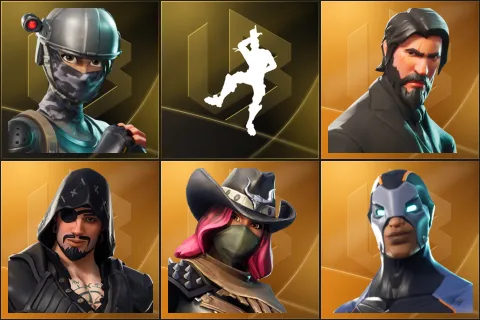 Elite Agent, Take The L, The Reaper, Blackheart, Calamity, Carbide