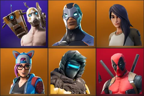 Psycho Bandit, Carbide, Gear Specialist Maya, Lynx, Zenith, Deadpool