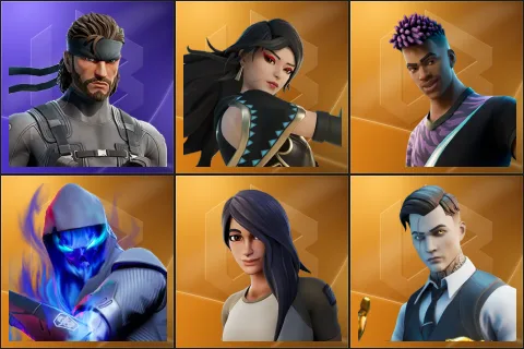 Solid Snake, Era, Fade, Fusion, Gear Specialist Maya, Midas
