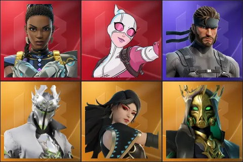 Shuri, Gwenpool, Solid Snake, Rogue Spider Knight, Era, Hades