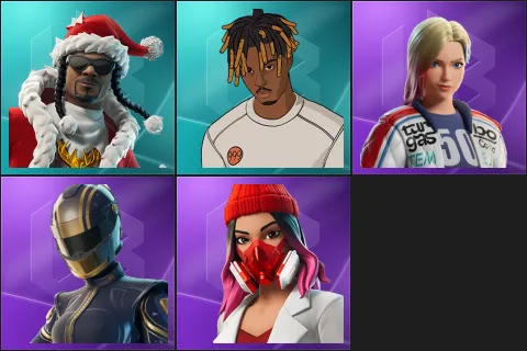 Santa Dogg, Slayer Juice WRLD, Dueling Dragons Jackie, Hairpin, Yulejacket