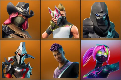 Calamity, Drift, Enforcer, Eternal Knight, Fade, Galaxia