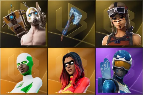 Psycho Bandit, Leviathan Axe, Renegade Raider, Backlash, Joltara, Mogul Master
