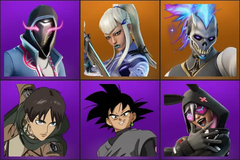 Xander, Mizuki, Renzo the Destroyer, Eren Jaeger, Goku Black, Highwire