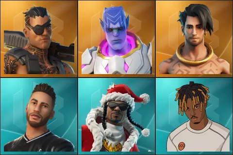 Joey, Kymera, Raz, Neymar Jr, Santa Dogg, Slayer Juice WRLD