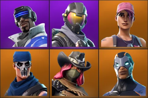 Blue Striker, Rogue Agent, Rose Team Leader, Warpaint, Calamity, Carbide