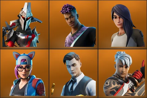 Eternal Knight, Fade, Gear Specialist Maya, Lynx, Midas, Ronin