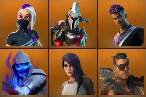 Catalyst, Eternal Knight, Fade, Fusion, Gear Specialist Maya, Joey