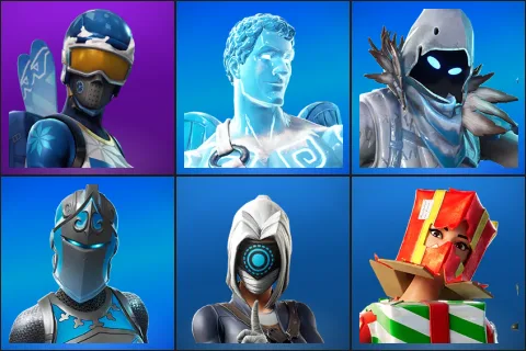 Mogul Master, Frozen Love Ranger, Frozen Raven, Frozen Red Knight, Focus, Holiday Boxy
