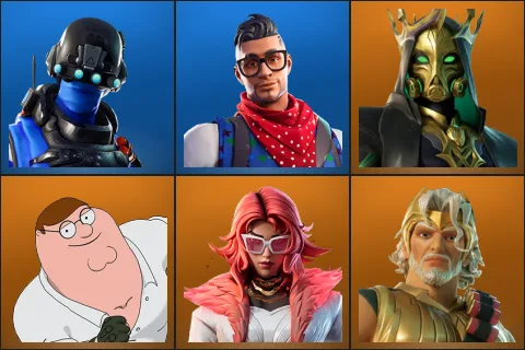 Carbon Commando, Prodigy, Hades, Peter Griffin, Valeria, Zeus