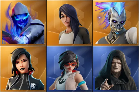 Fusion, Gear Specialist Maya, Renzo the Destroyer, Sorana, Apprentice Evie, Emperor Palpatine