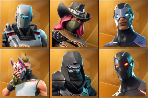 A.I.M., Calamity, Carbide, Drift, Enforcer, Omega