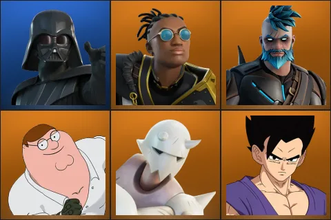 Darth Vader, Malik, Omegarok, Peter Griffin, Snap, Son Gohan