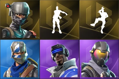 Elite Agent, Floss, Take The L, Blue Squire, Blue Striker, Rogue Agent