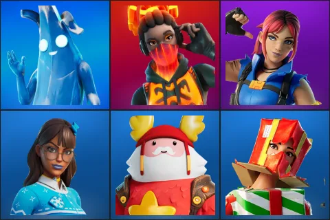 Polar Peely, Tectonic Komplex, Explorer Emilie, Blizzabelle, Guff Gringle, Holiday Boxy