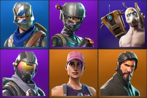 Blue Squire, Elite Agent, Psycho Bandit, Rogue Agent, Rose Team Leader, The Reaper