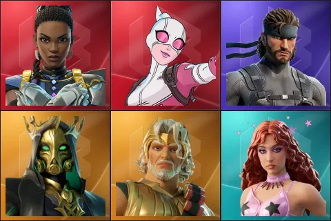 Shuri, Gwenpool, Solid Snake, Hades, Zeus, Chappell Roan