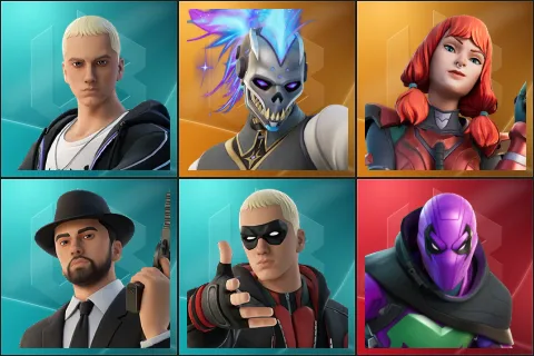 Slim Shady, Renzo the Destroyer, The Imagined, Marshall Never More, Rap Boy, Prowler