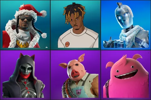 Santa Dogg, Slayer Juice WRLD, Glacial Dummy, Felina, Pig the Butcher, Yeddy