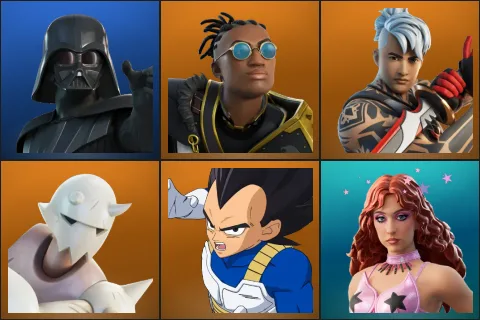 Darth Vader, Malik, Ronin, Snap, Vegeta, Chappell Roan