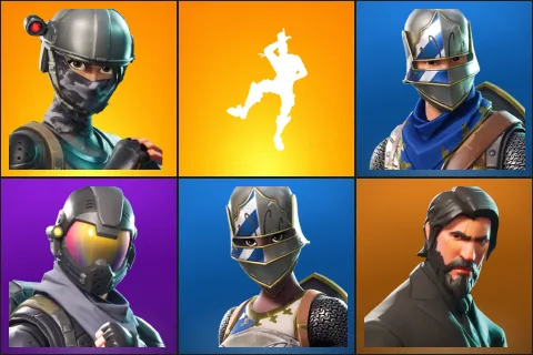 Elite Agent, Take The L, Blue Squire, Rogue Agent, Royale Knight, The Reaper