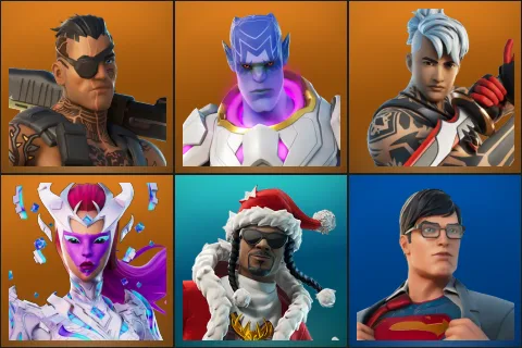 Joey, Kymera, Ronin, The Cube Queen, Santa Dogg, Clark Kent