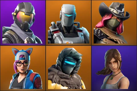 Rogue Agent, A.I.M., Calamity, Lynx, Zenith, Lara Croft