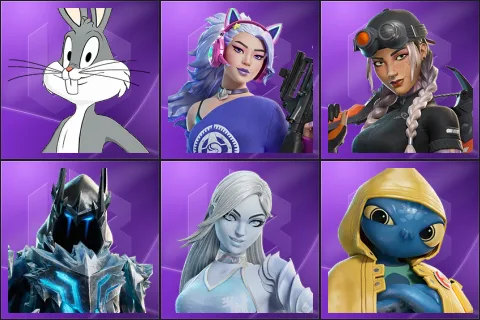 Bugs Bunny, Dasha, Elite Jules, Exalted Ice King, Lady Windfrost, Squibbly
