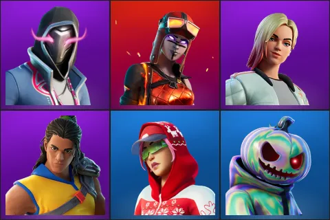 Xander, Blaze, Jackie, Trailblazer Tai, Arctic Adeline, Chrome Punk
