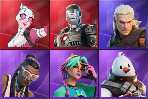 Gwenpool, War Machine, Geralt of Rivia, Massai, Selene, Snowmando