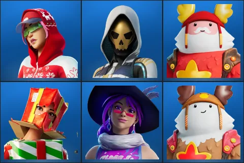 Arctic Adeline, Gold Blooded Ace, Guff Gringle, Holiday Boxy, Reverie, Sled Ready Guff