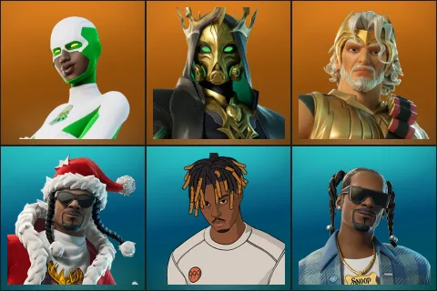 Backlash, Hades, Zeus, Santa Dogg, Slayer Juice WRLD, Snoop Dogg