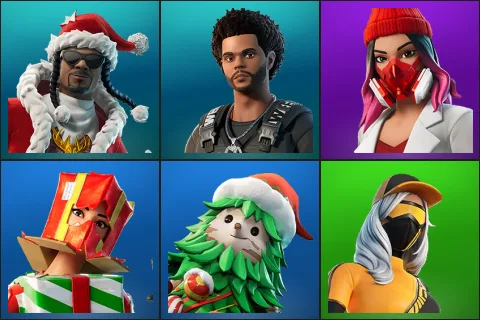 Santa Dogg, The Weeknd Combat, Yulejacket, Holiday Boxy, Winterfest Bushranger, Runway Racer