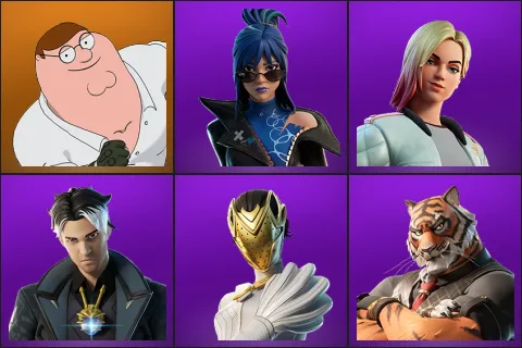 Peter Griffin, Hope, Jackie, Montague, Nisha, Oscar