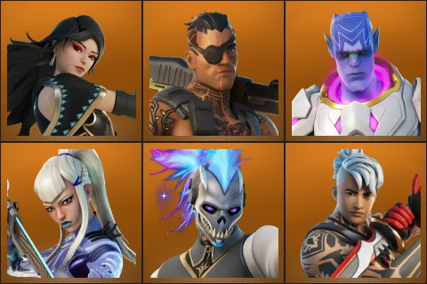 Era, Joey, Kymera, Mizuki, Renzo the Destroyer, Ronin