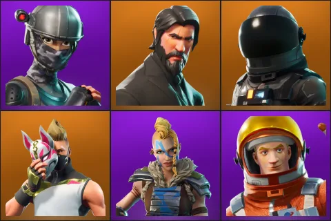 Elite Agent, The Reaper, Dark Voyager, Drift, Huntress, Mission Specialist