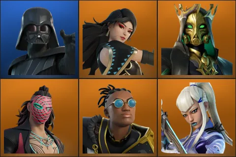 Darth Vader, Era, Hades, Kado Thorne, Malik, Mizuki