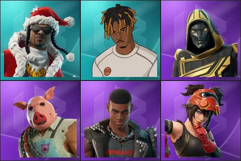Santa Dogg, Slayer Juice WRLD, Blitz Knight, Pig the Butcher, Rust, The Machinist